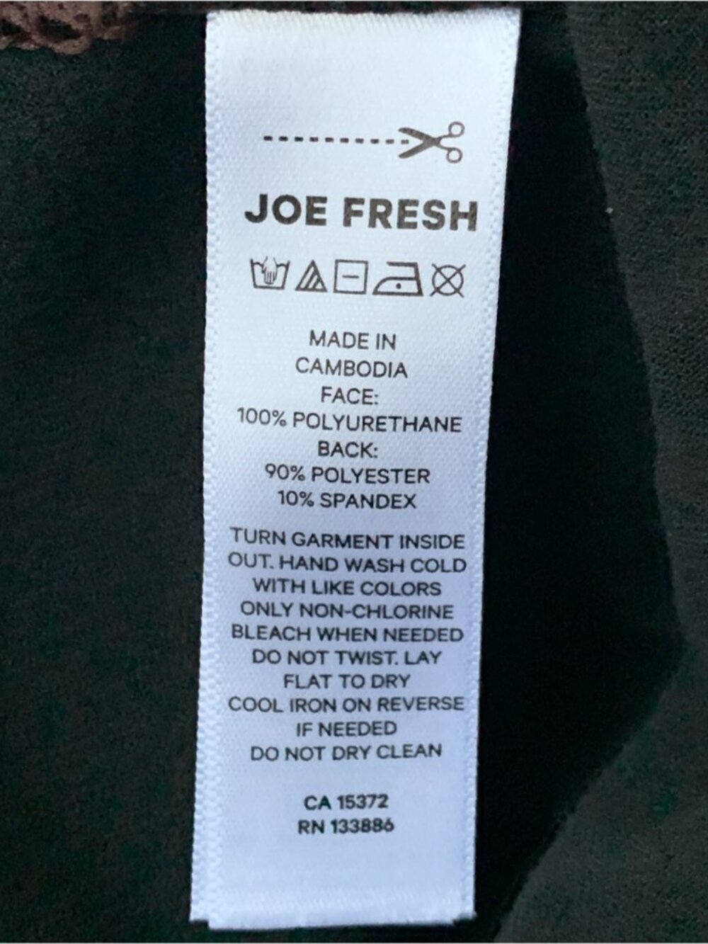 Joe Fresh Faux Leather Pants - Picture 6 of 6